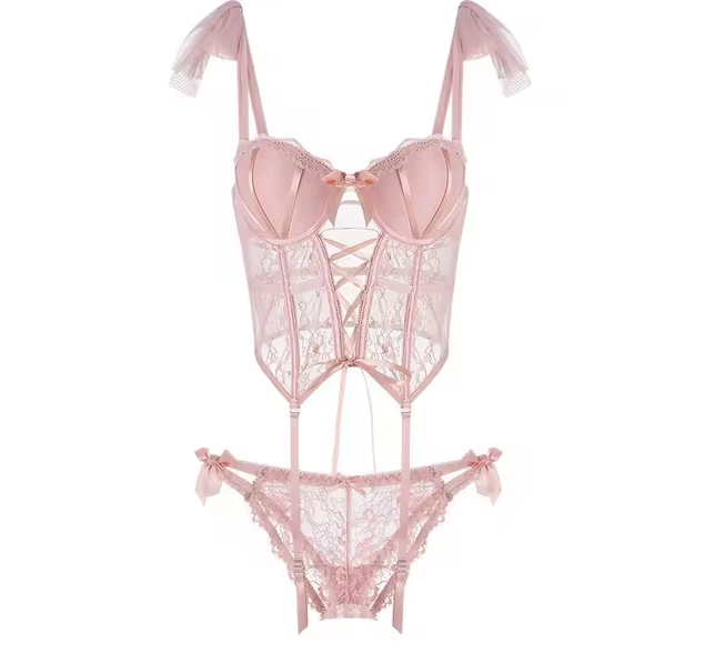 SONJA LACE CORSET SET