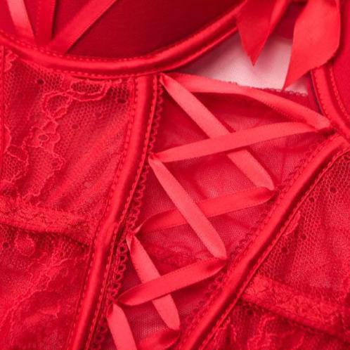 SONJA LACE CORSET SET