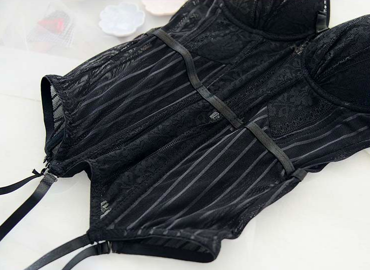 LORETTA LACE CORSET SET