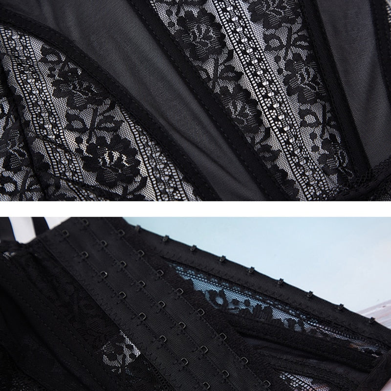 CLEMENTINE LACE CORSET SET