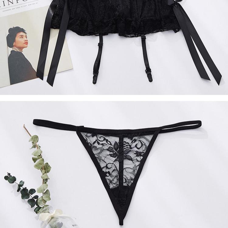 MACY LACE CORSET SET