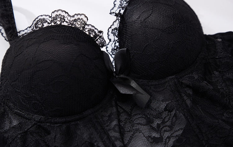 MACY LACE CORSET SET