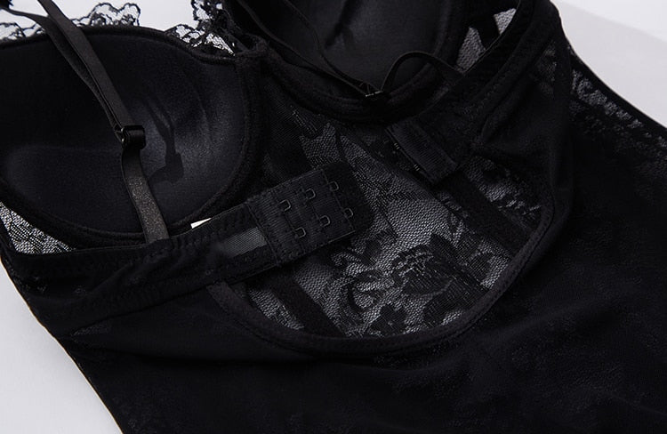 MACY LACE CORSET SET