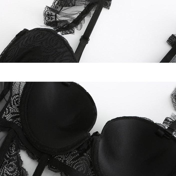 ADELE LACE CORSET SET