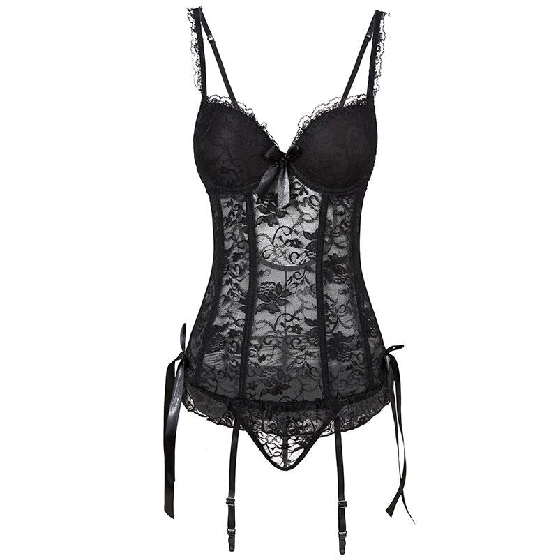 MACY LACE CORSET SET