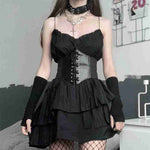 Model UC614 - Gothic Lace Up Underbust Corset