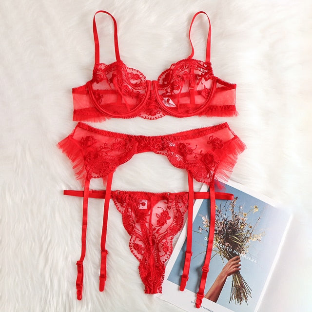 Annette Bralette and Keyhole Lace Thong Set – Underclub